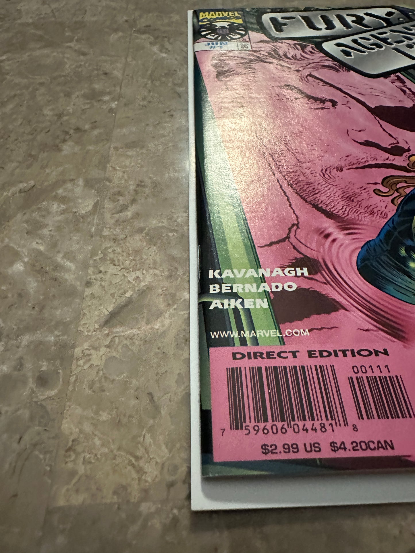 Fury Agent 13 NM- 9.2 (Marvel 1998)