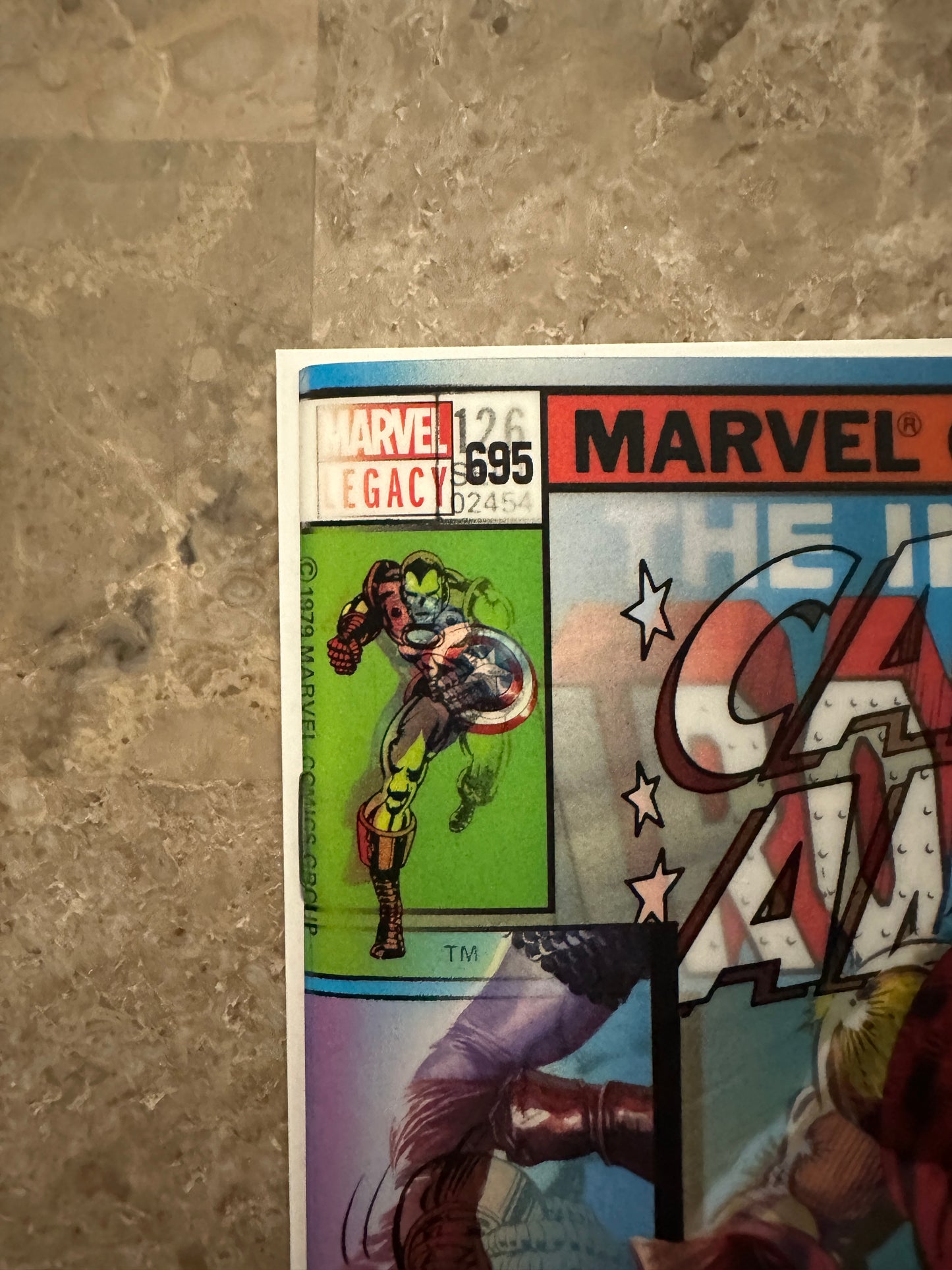 Captain America #695 Lenticular Cover (Marvel Comics 2018)