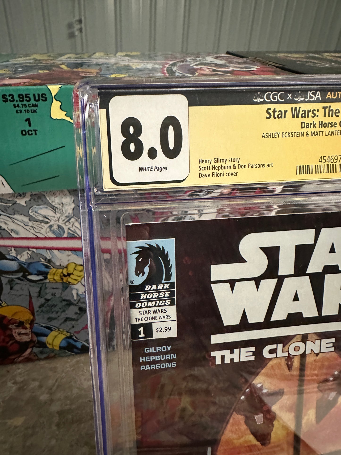 Star Wars: The Clone Wars #1 CGC 8.0 SS 2X Eckstein, Lanter (2008) - 1st Ahsoka Tano