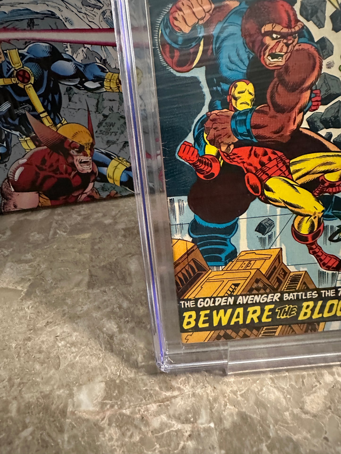 Iron Man #55 CGC 8.5 SS Stan Lee (1973 Marvel) - 1st Thanos & Drax