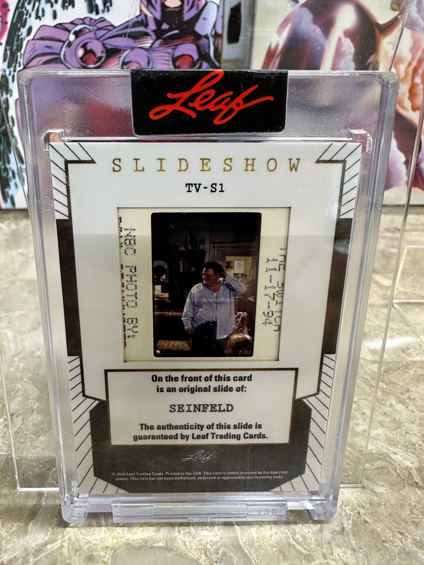 2026 Leaf Slideshow SEINFELD Newman TV Slide NBC PROMO Key Episode THE SWITCH