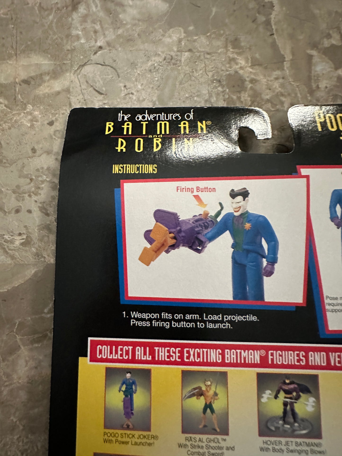 The Adventures of Batman & Robin Pogo Stick Joker (Kenner) - New Sealed