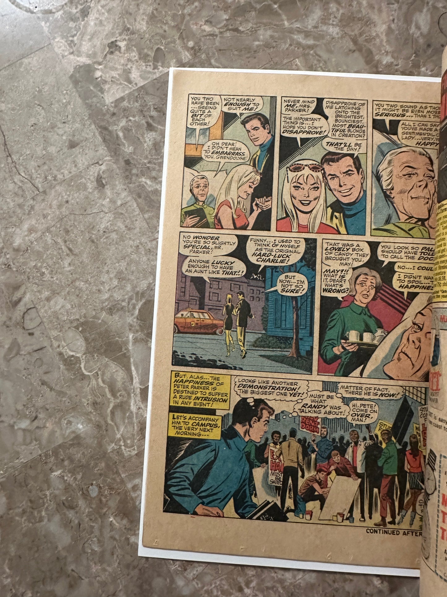 Amazing Spider-Man #68 FN+ 6.5 (1969 Marvel Comics) - White cover