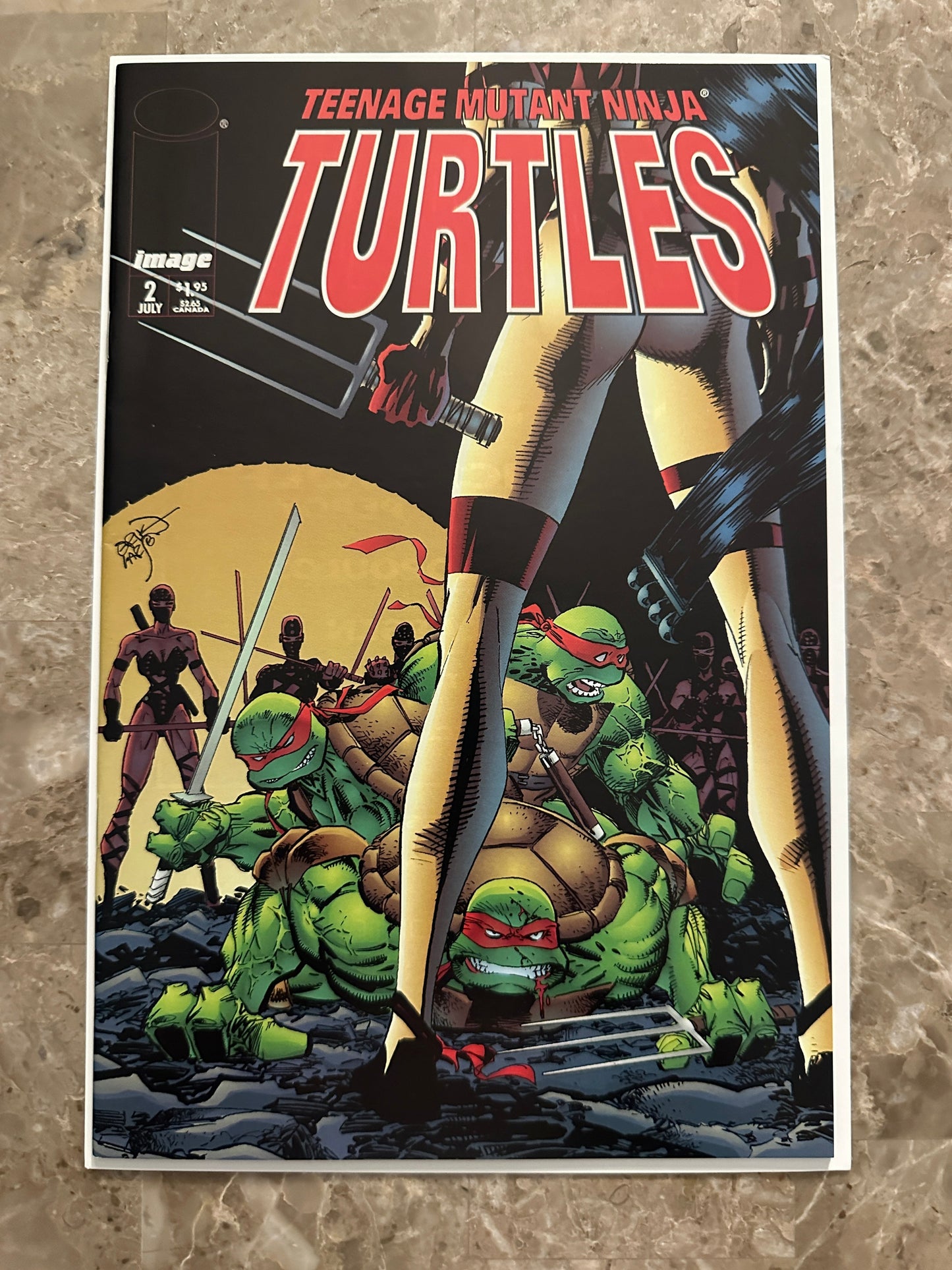 Teenage Mutant Ninja Turtles #2 VF/NM 9.0 (1996 Image Comics)