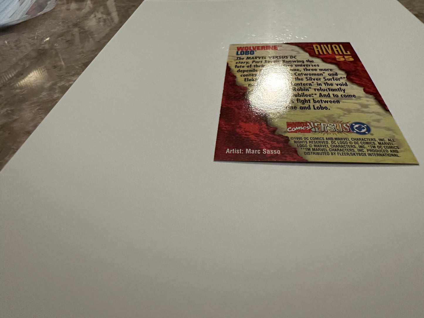 Wolverine/Lobo #55 (1995 Fleer DC vs. Marvel) - High grade