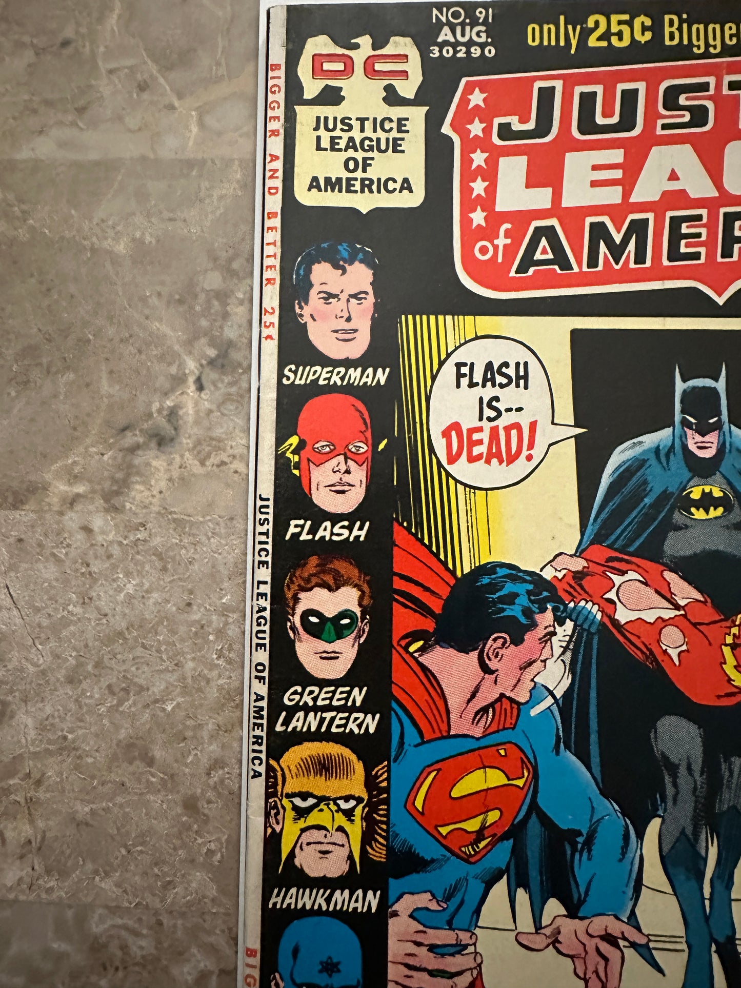 Justice League of America #91 FN 6.0 (1971 DC Comics) - Neal Adams