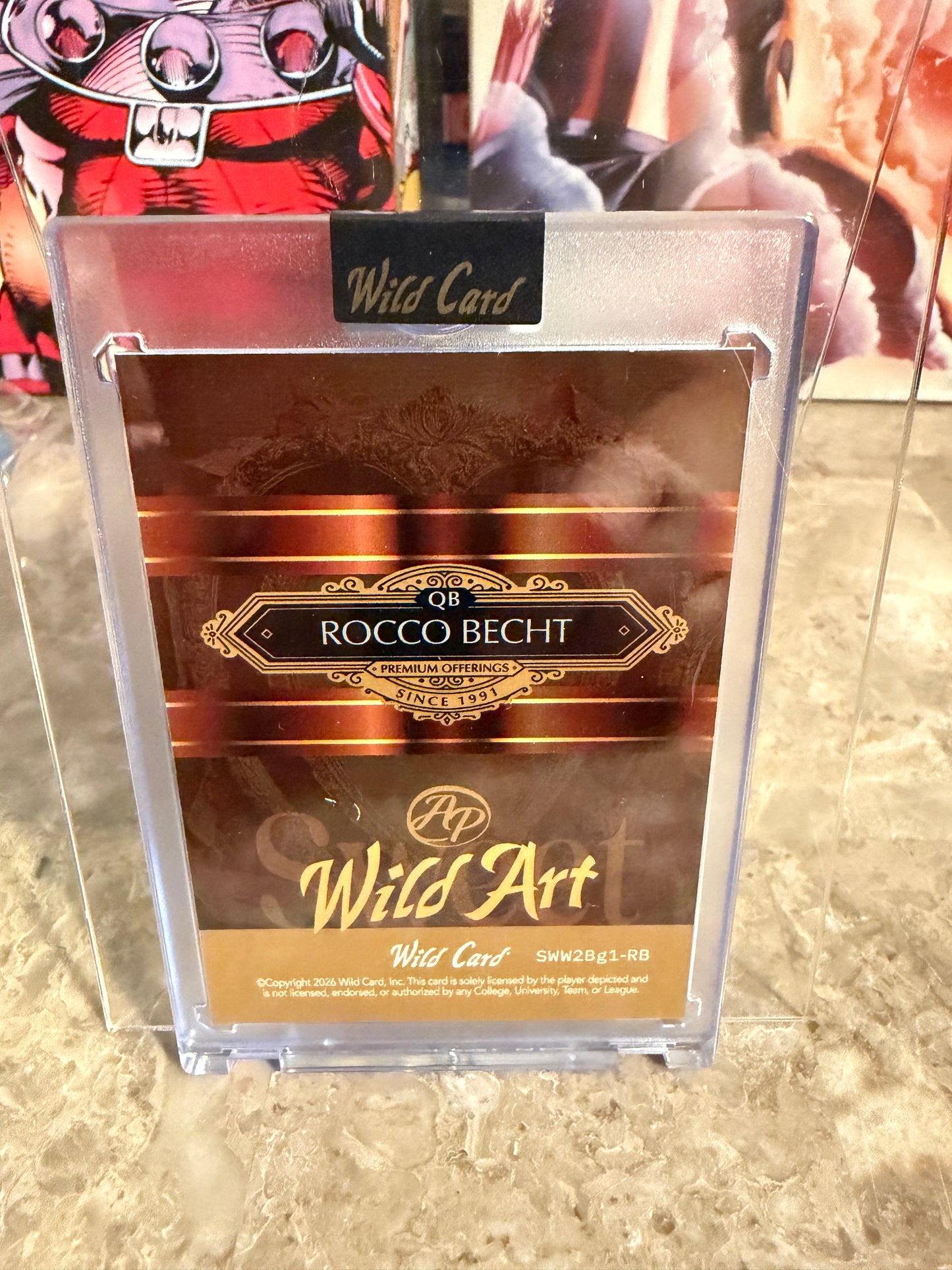 Rocco Becht 2026 Wild Card Wild Art 1/1