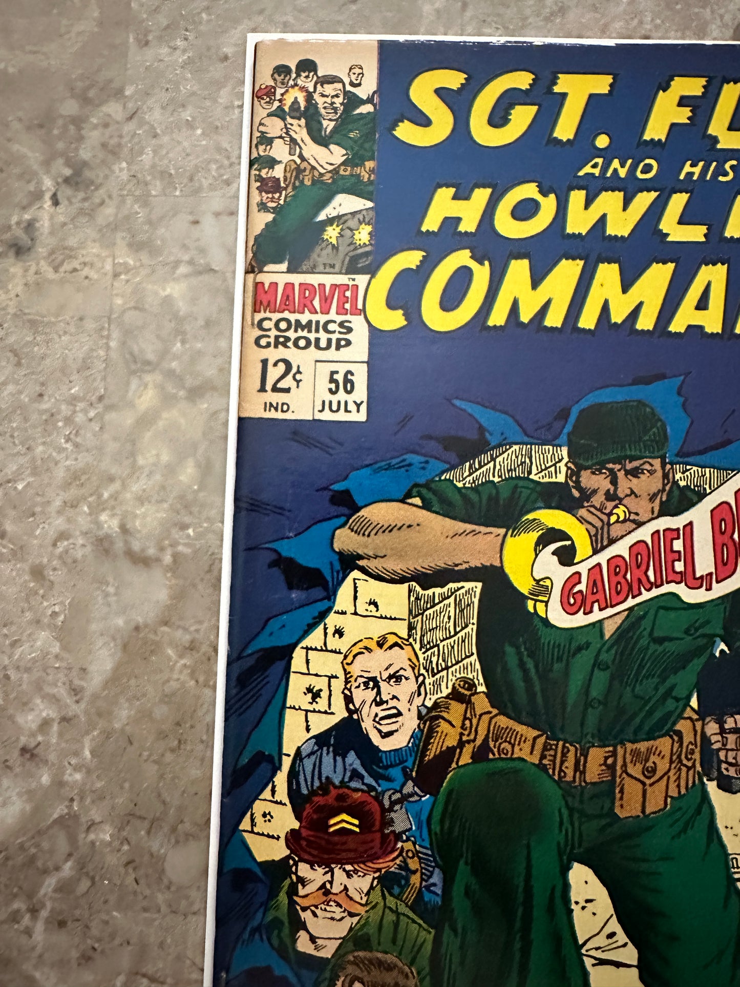 Sgt Fury #56 FN- 5.5 (Marvel Comics 1968)