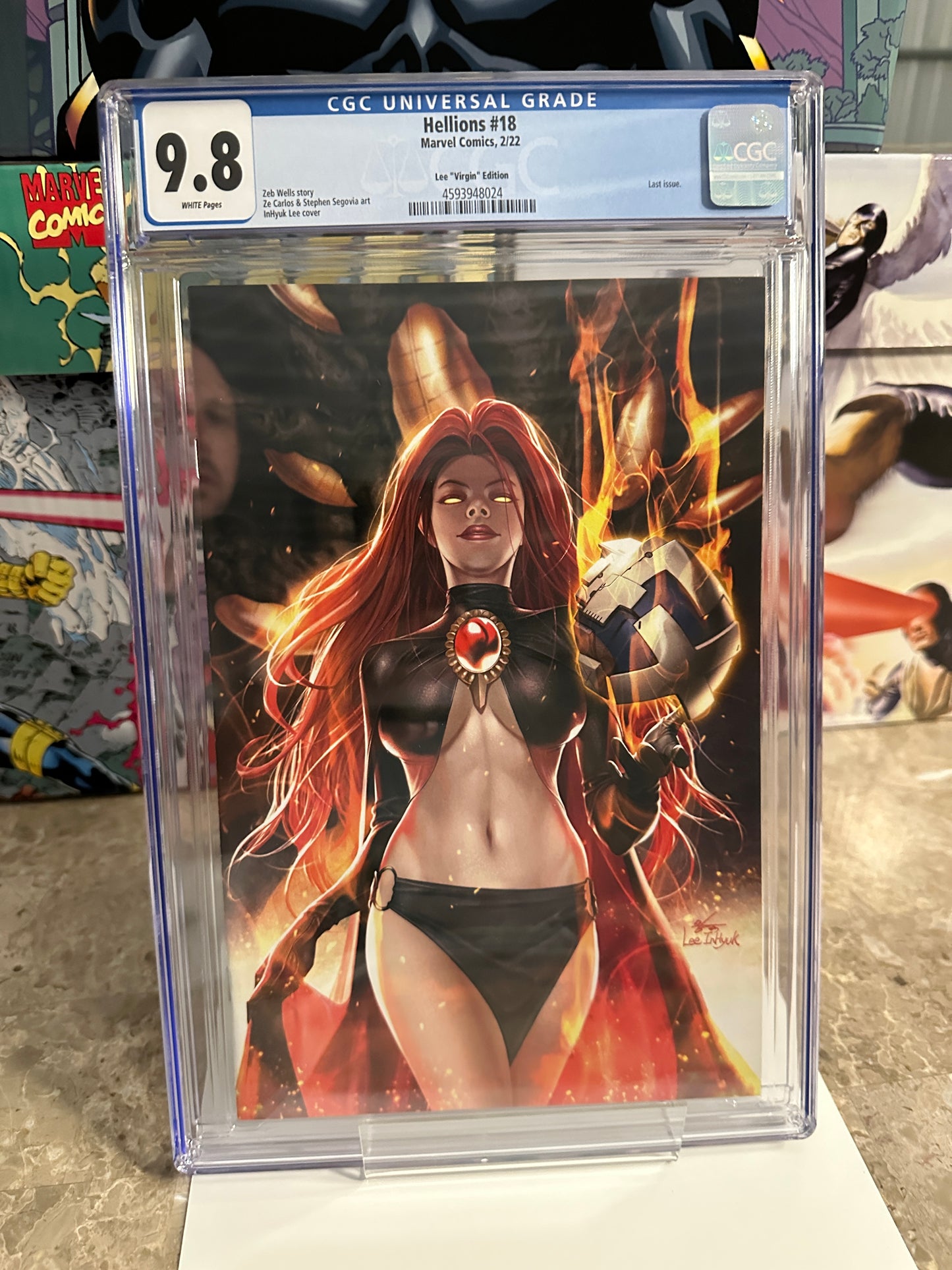 Hellions #18 CGC 9.8 Lee Virgin (2022 Marvel) - New Case