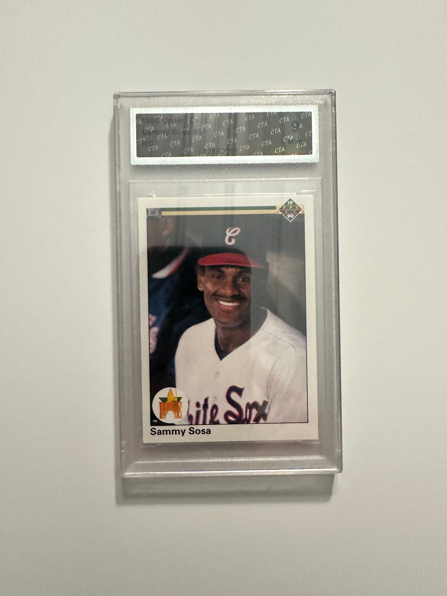 Sammy Sosa #17 CTA/PSA Graded Mint 9 (1990 Upper Deck)