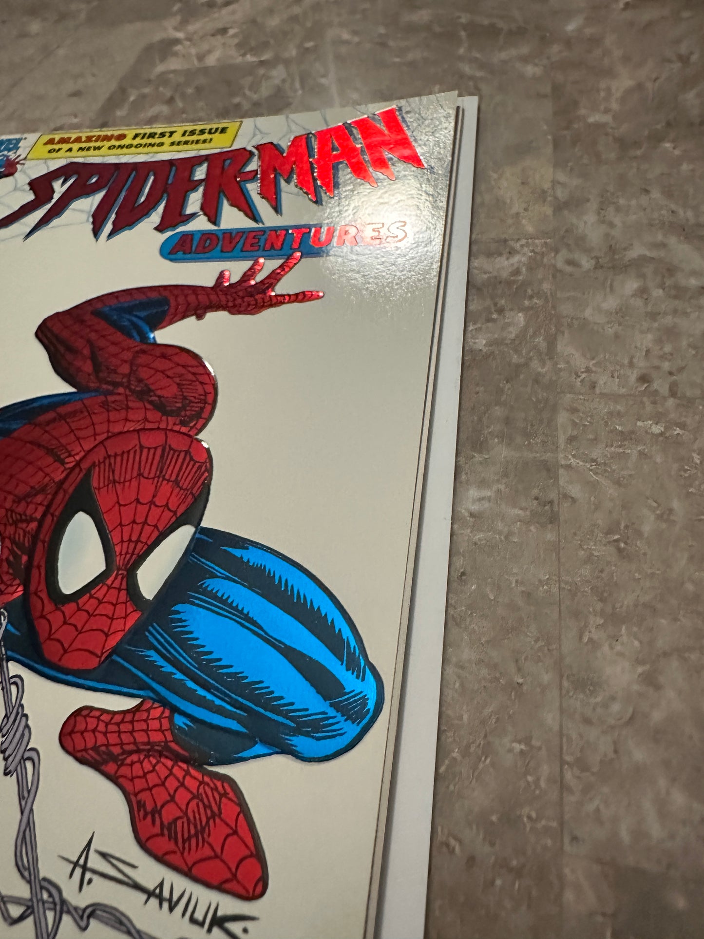 Spider-Man Adventures #1 Foil Newsstand VF/NM 9.0 (1994 Marvel)
