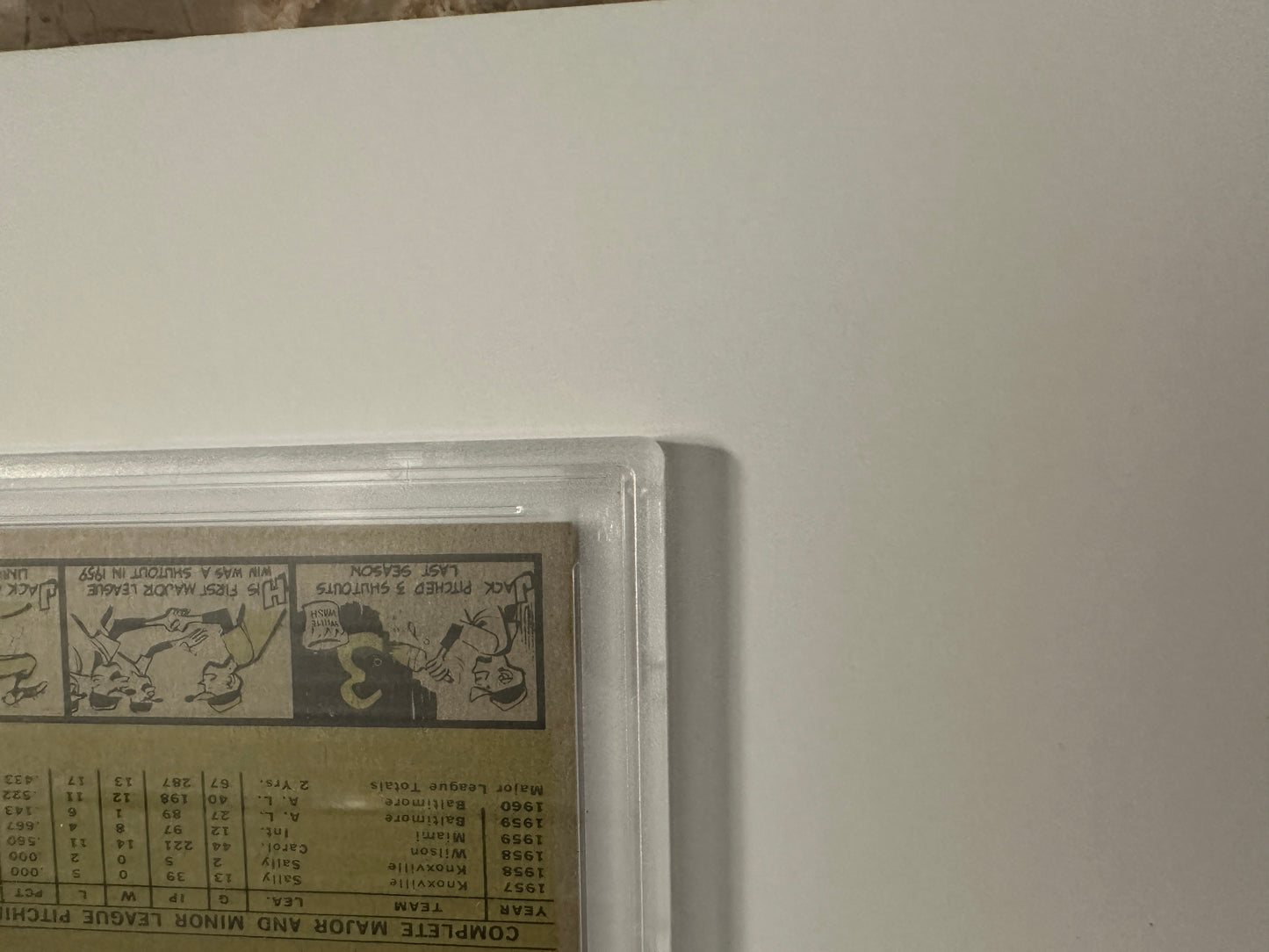 Jack Fisher #463 PSA Graded NM-MT 8 (1961 Topps)