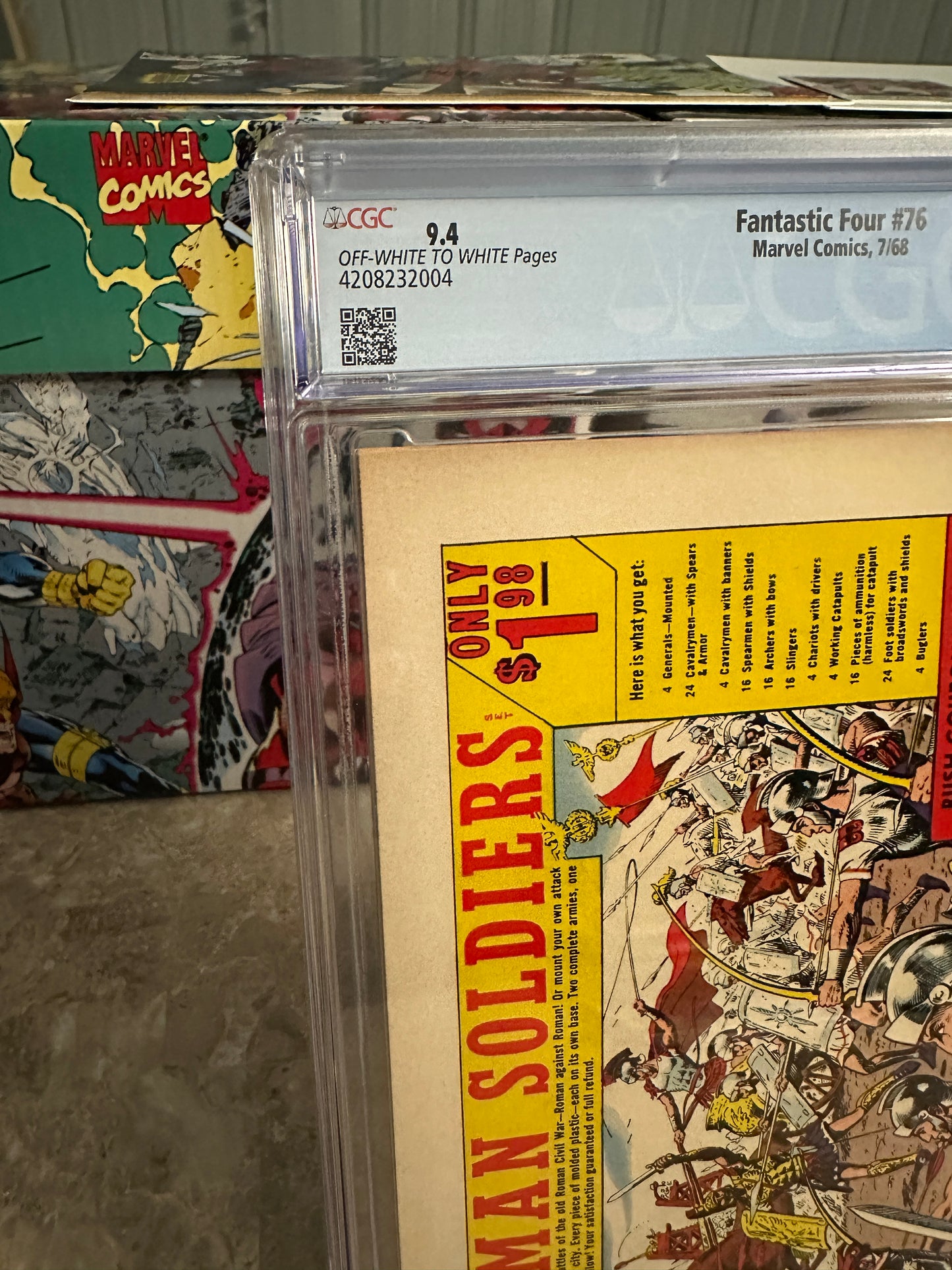 Fantastic Four #76 CGC 9.4 OWTW (1968 Marvel)