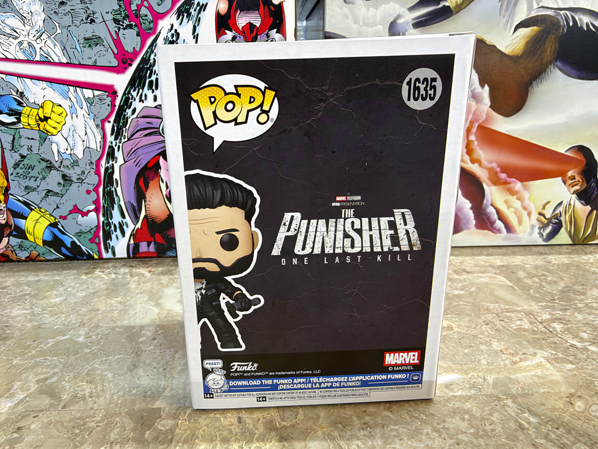 Funko Pop! Marvel: The Punisher (One Last Kill) #1635 Vinyl Figure Glows