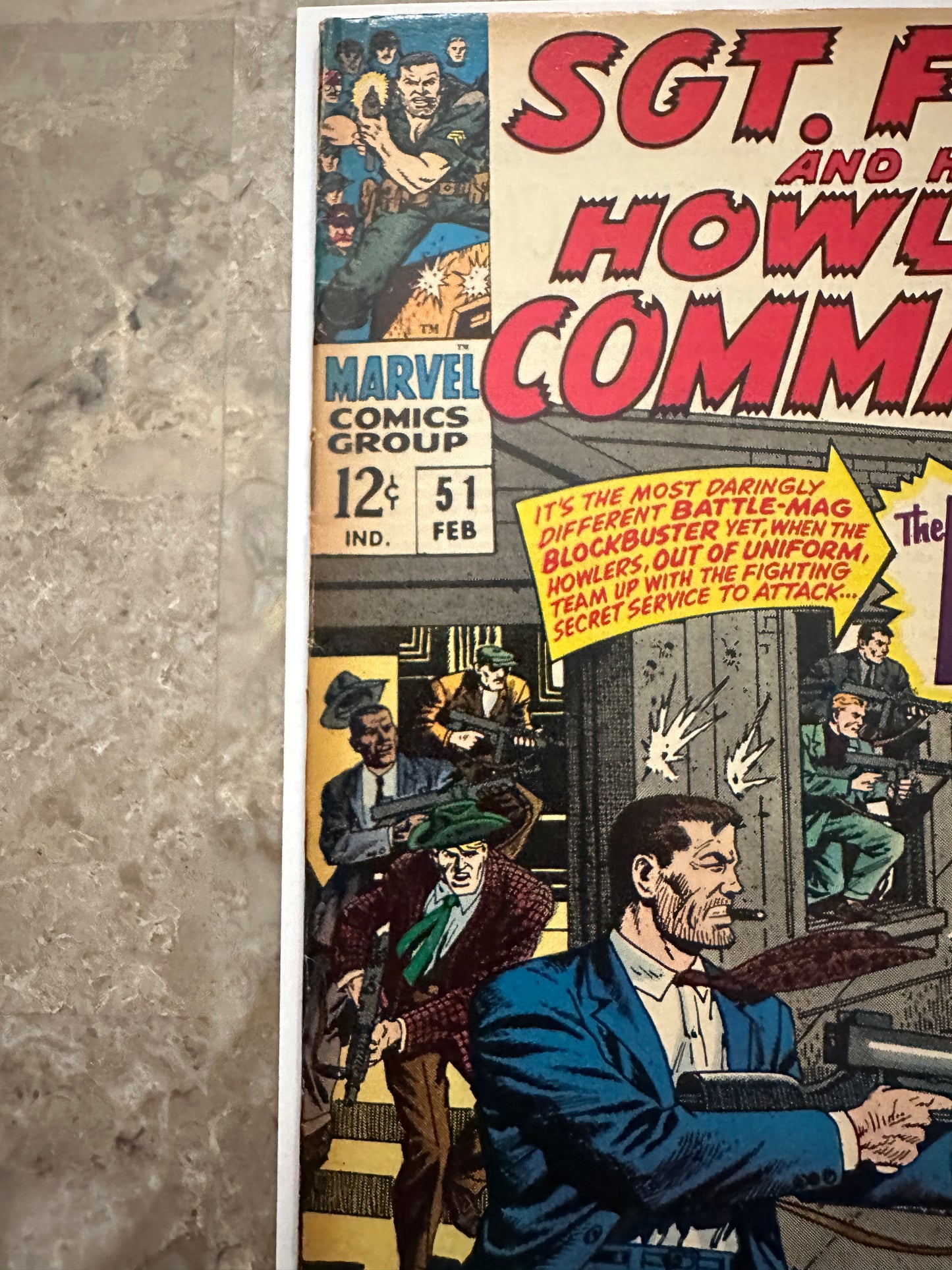 Sgt Fury #51 FN- 5.5 (Marvel Comics 1968)
