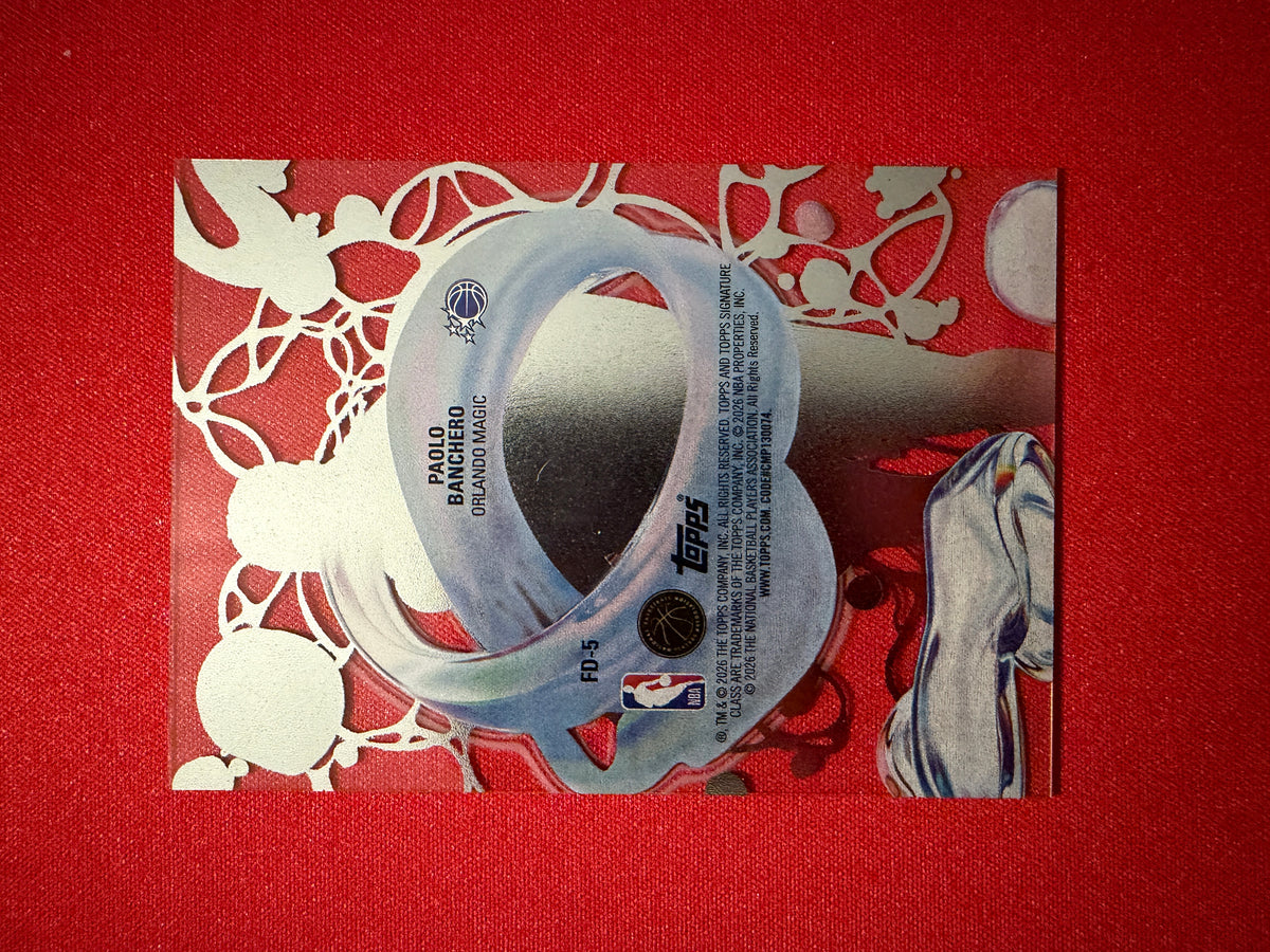 Paolo Banchero 2025-26 Topps Signature Class Fluidity Clear Acetate SSP #FD-5