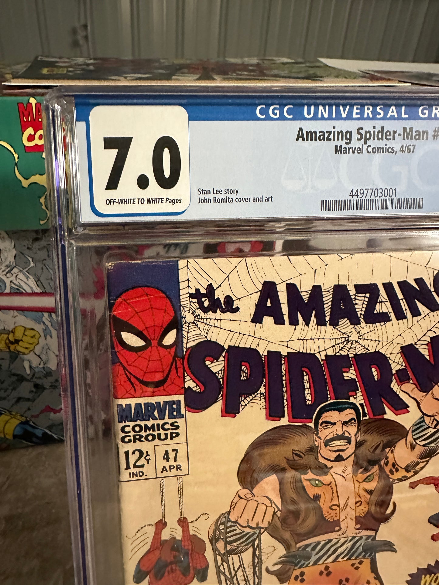 Amazing Spider-Man #47 CGC 7.0 OWTW (1967 Marvel)