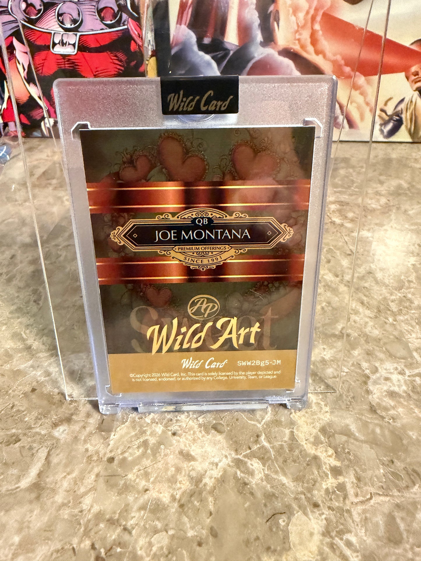 Joe Montana 2026 Wild Card Wild Art 1/1