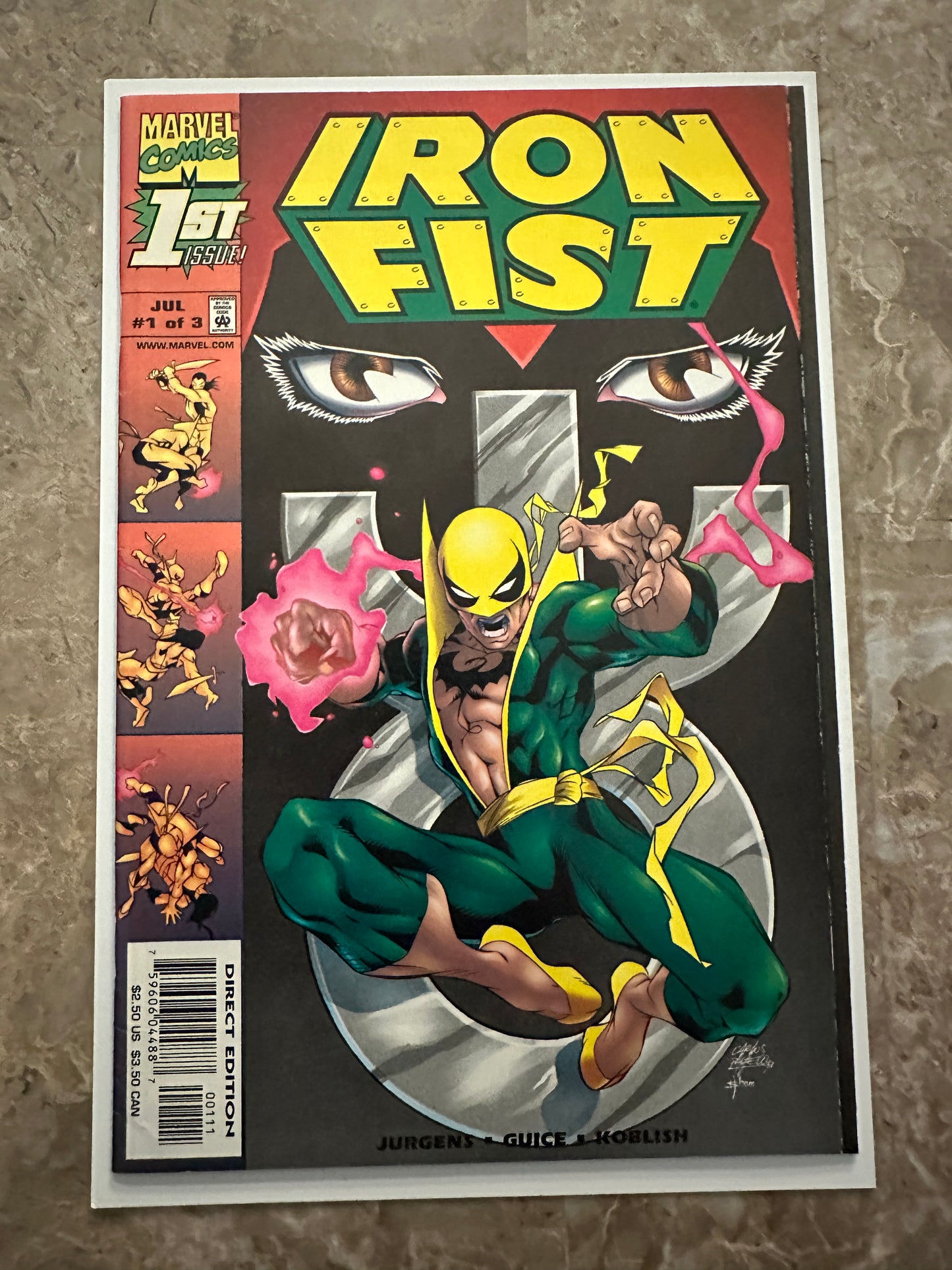 Iron Fist #1,3 High Grade (1998 Marvel)