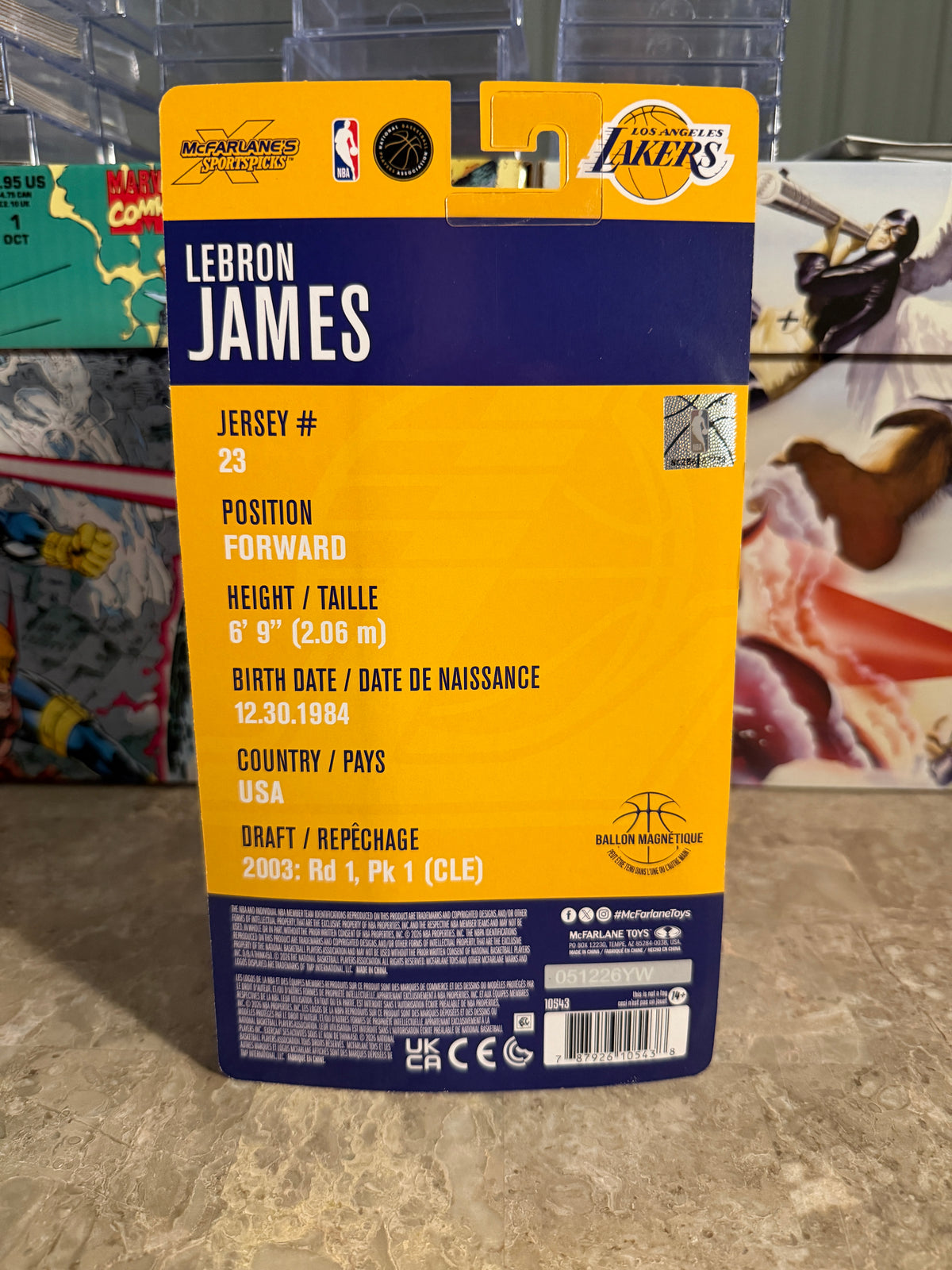 McFarlane's SportsPicks NBA LeBron James (Los Angeles Lakers) 7-Inch Action Figure