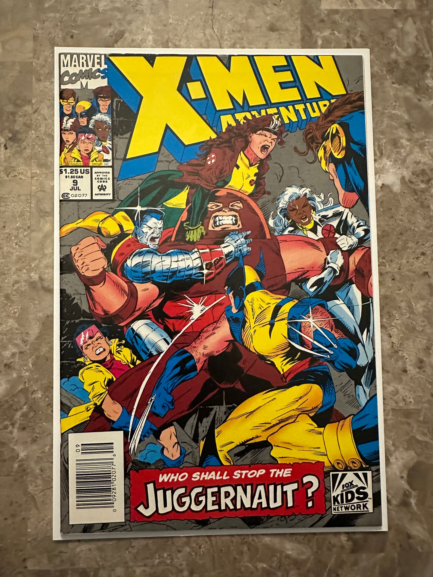 X-Men Adventures #9 Newsstand NM- 9.2 (Marvel Comics 1993) - High Grade