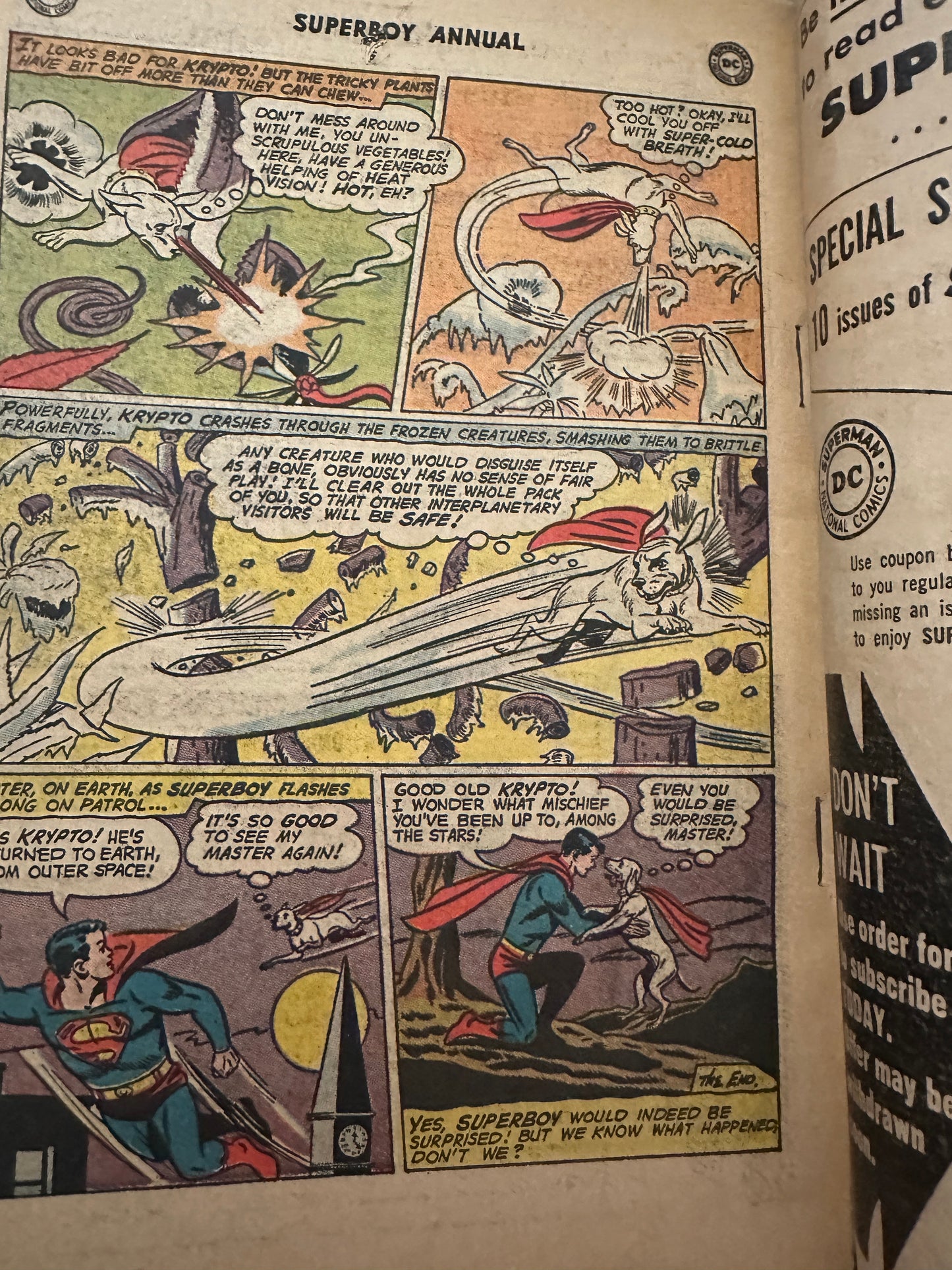 Giant Superboy Annual #1 VG- 3.5 (1964 DC)