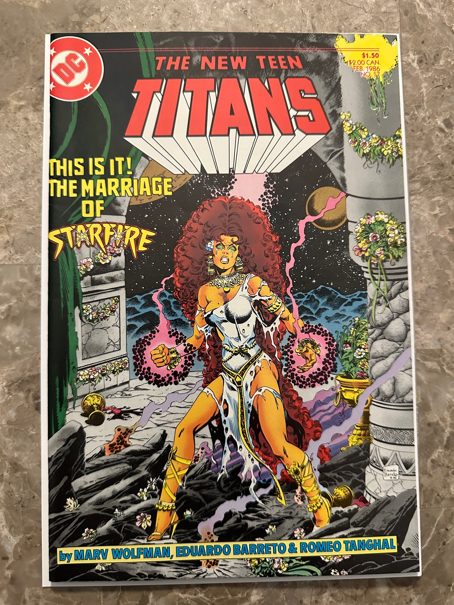 The New Teen Titans #17 VF+ 8.5 (1986 DC)