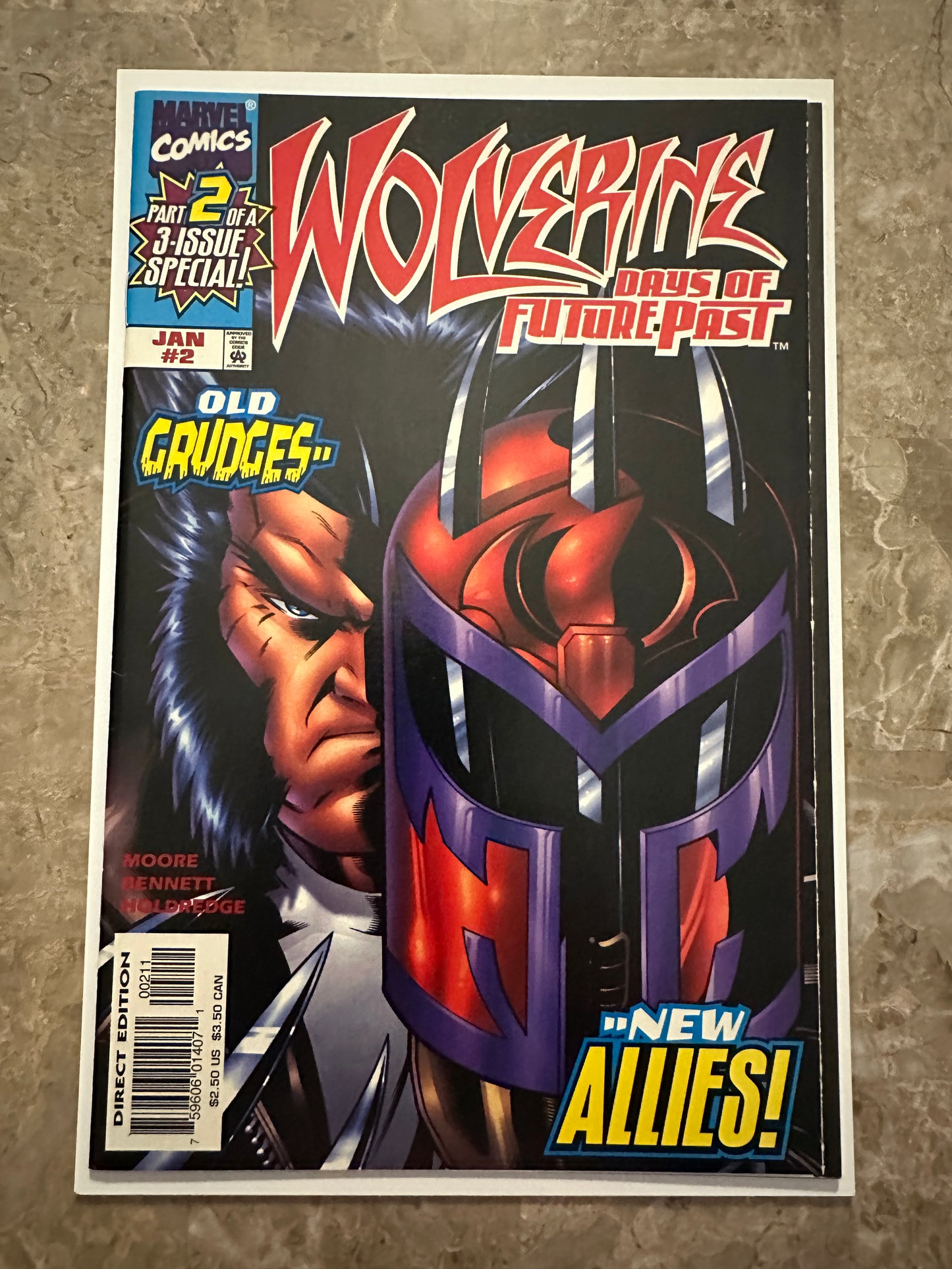 Wolverine Days of Future Past #1-2 High Grade (Marvel 1997)