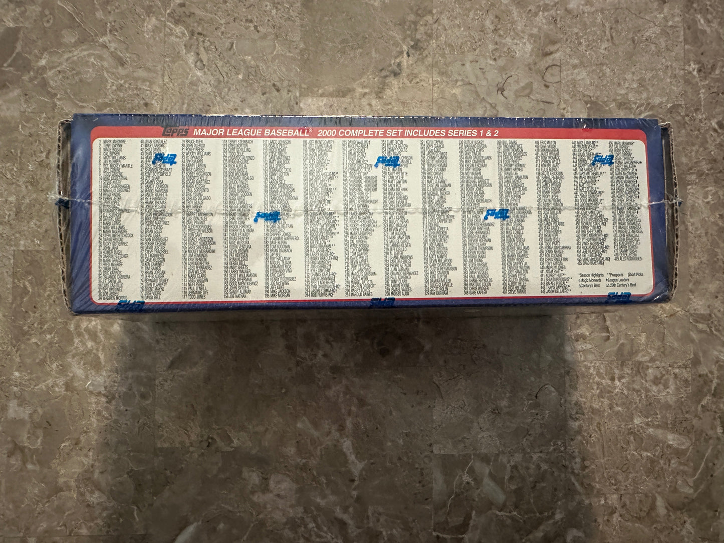 2000 Topps Baseball Complete Set Factory Sealed