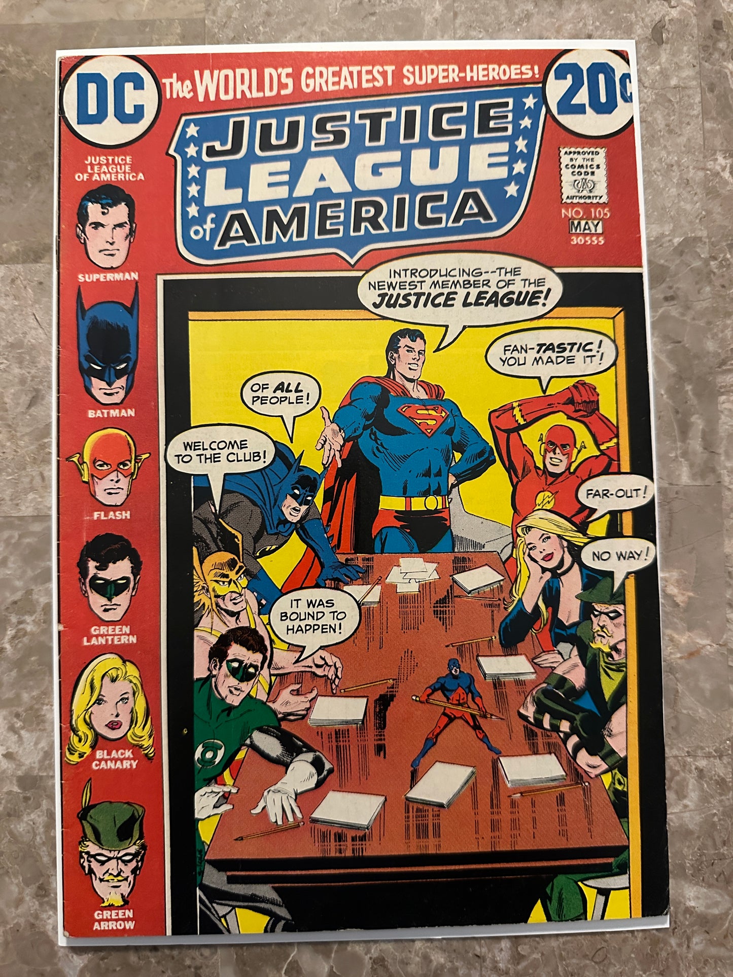 Justice League of America #105 FN 6.0 (1973 DC Comics)