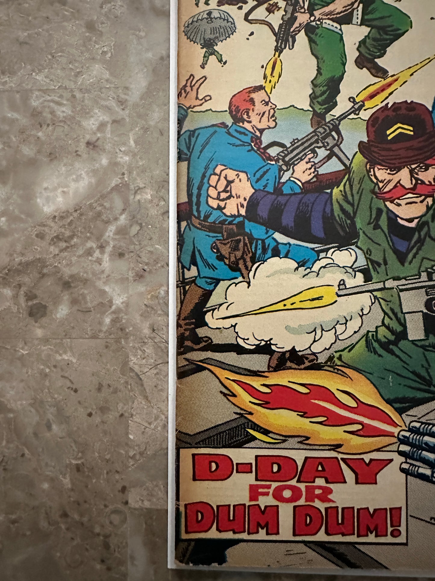 Sgt Fury #59 FN- 5.5 (Marvel Comics 1968) - Higher Grade with tanning