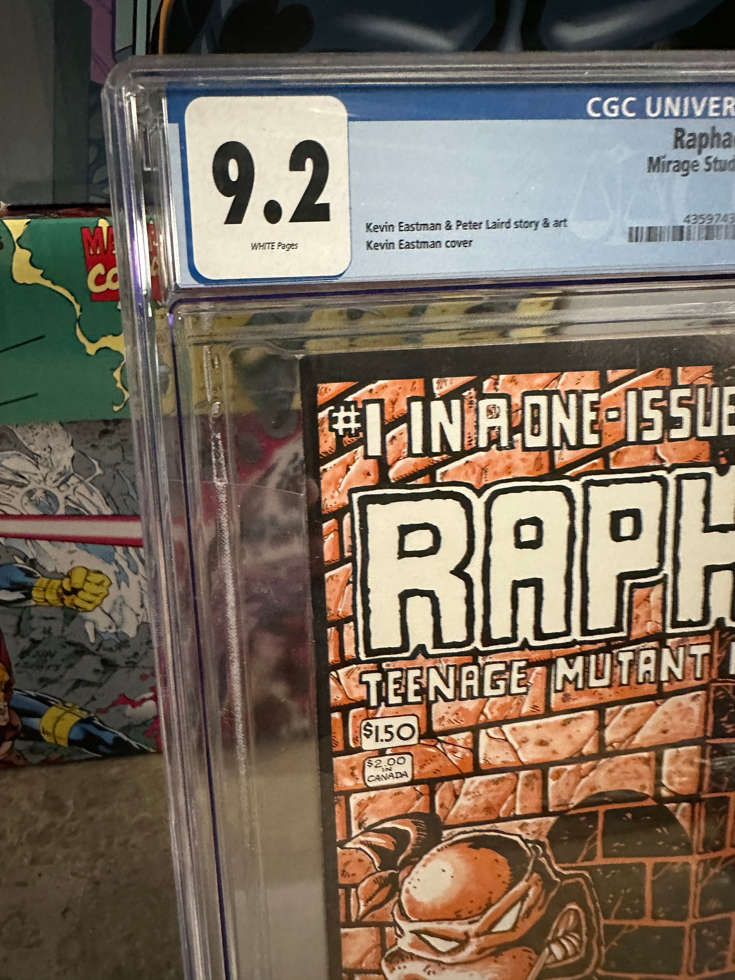 Raphael #1 CGC 9.2 WP (1985 Mirage)