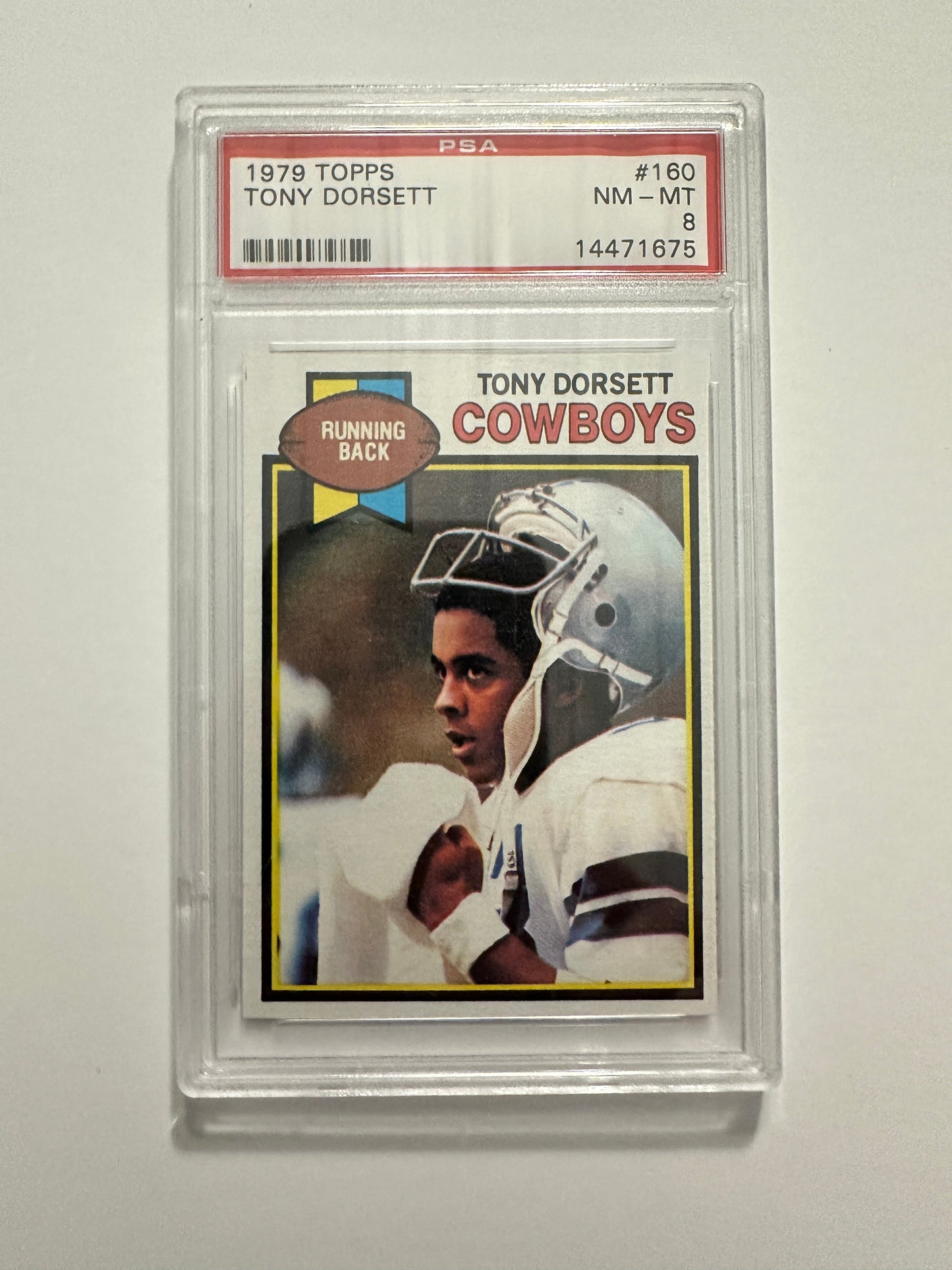 Tony Dorsett #160 PSA Graded NM-MT 8 (1979 Topps)