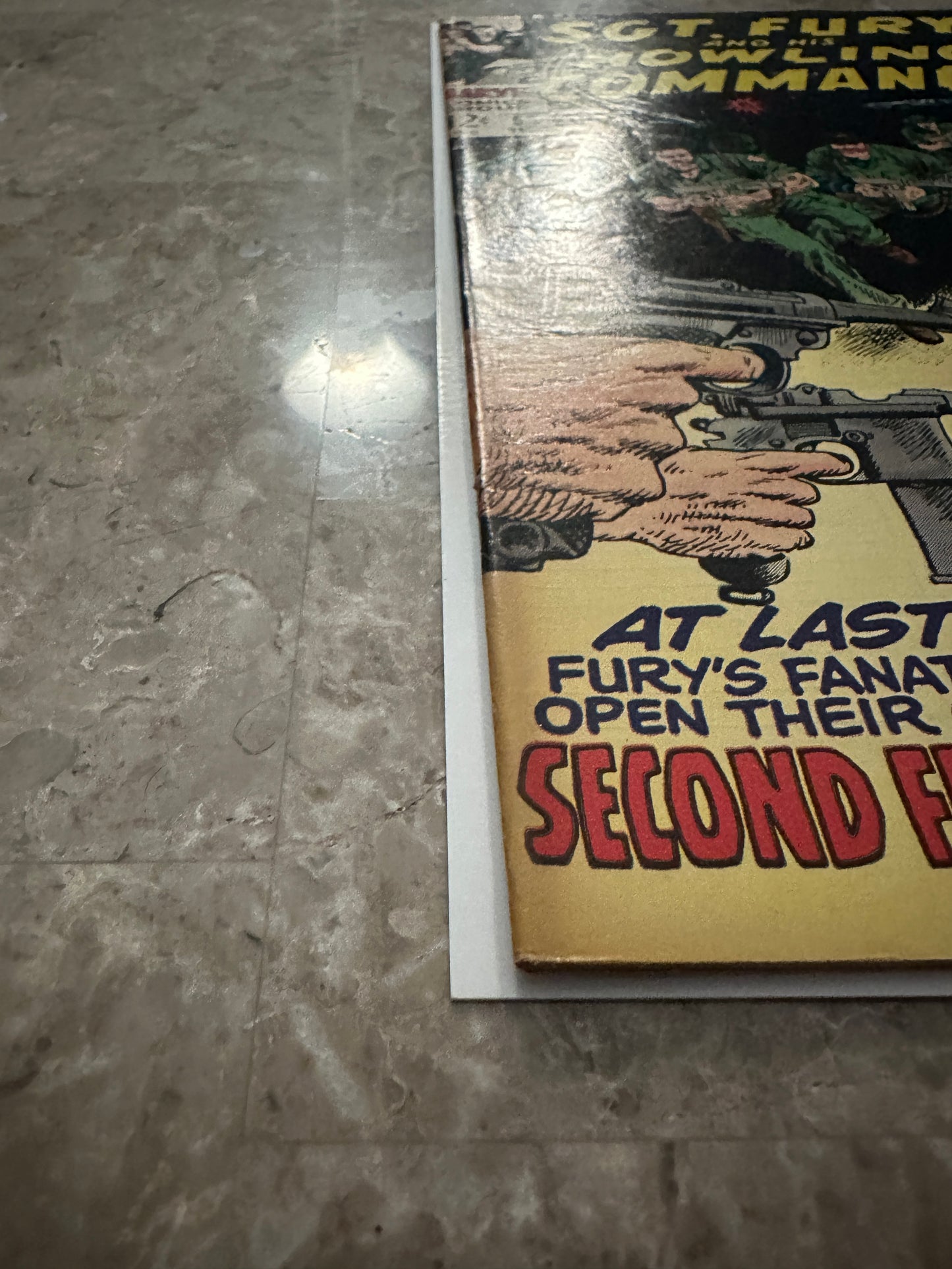 Sgt Fury #58 FN- 5.5 (Marvel Comics 1968) - Higher Grade with tanning