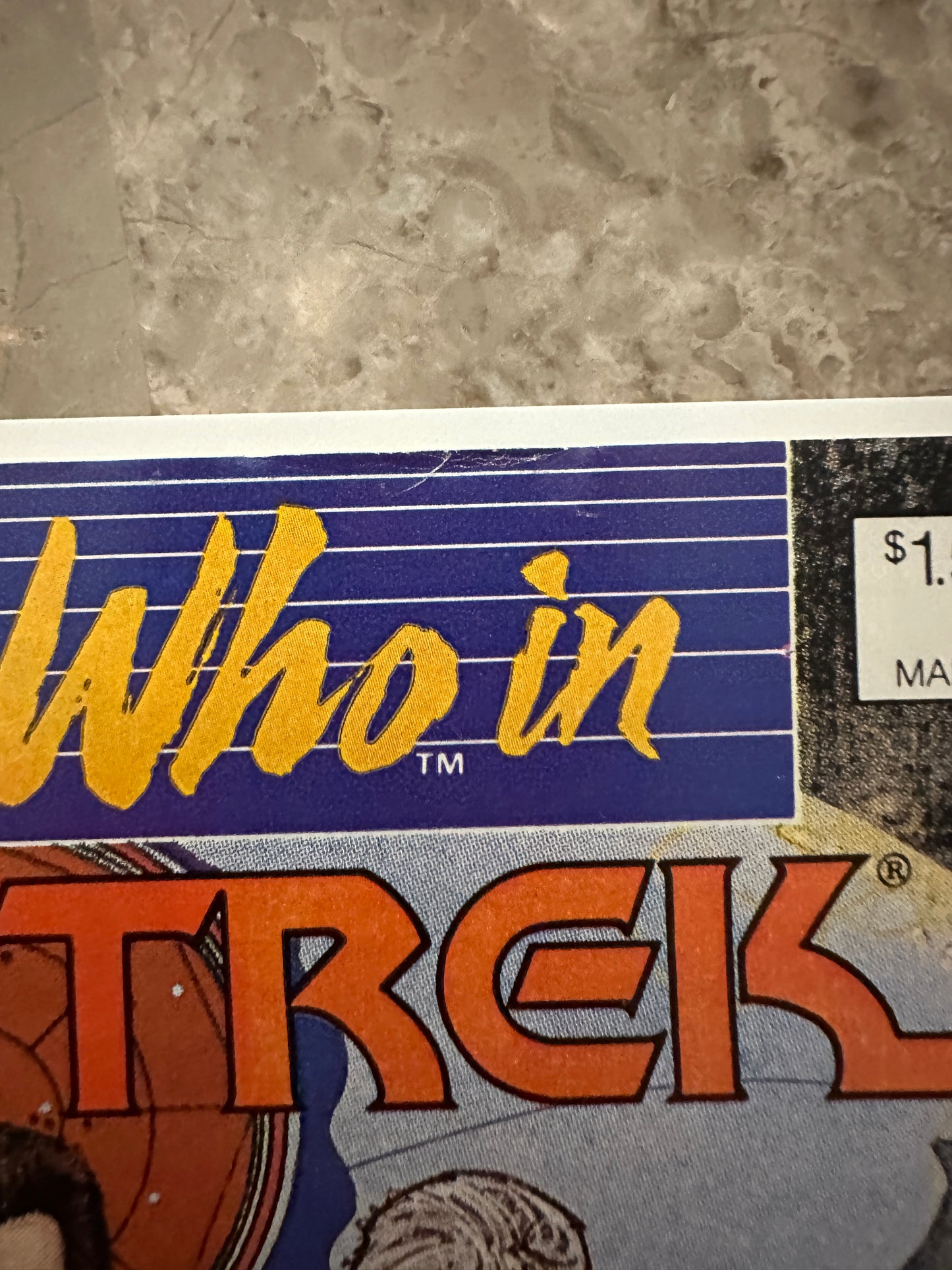 Who's Who in Star Trek #1 Newsstand Higher Grade (1987 DC)