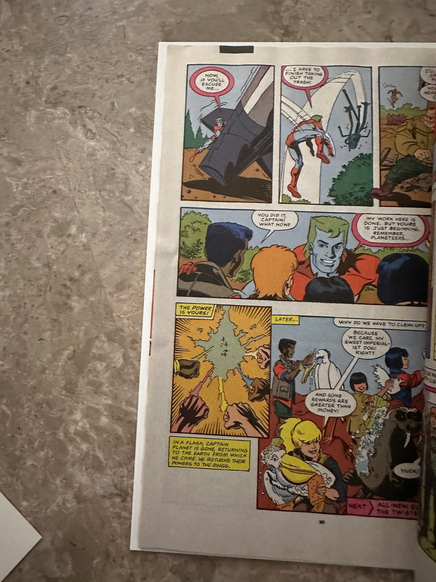 Captain Planet #1 FN 6.0 (Marvel 1991) - Appears VF