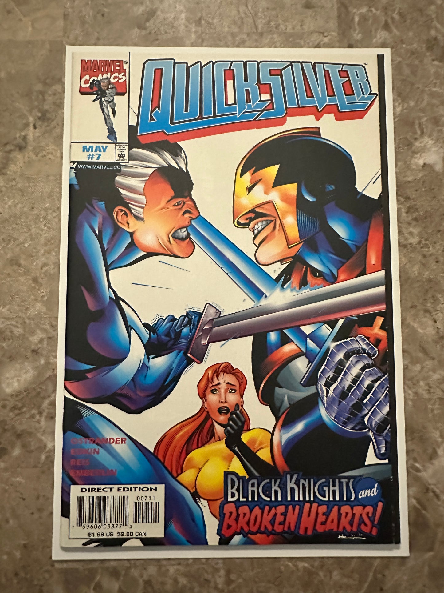 Quicksilver #1-7 High Grade (Marvel Comics 1997)