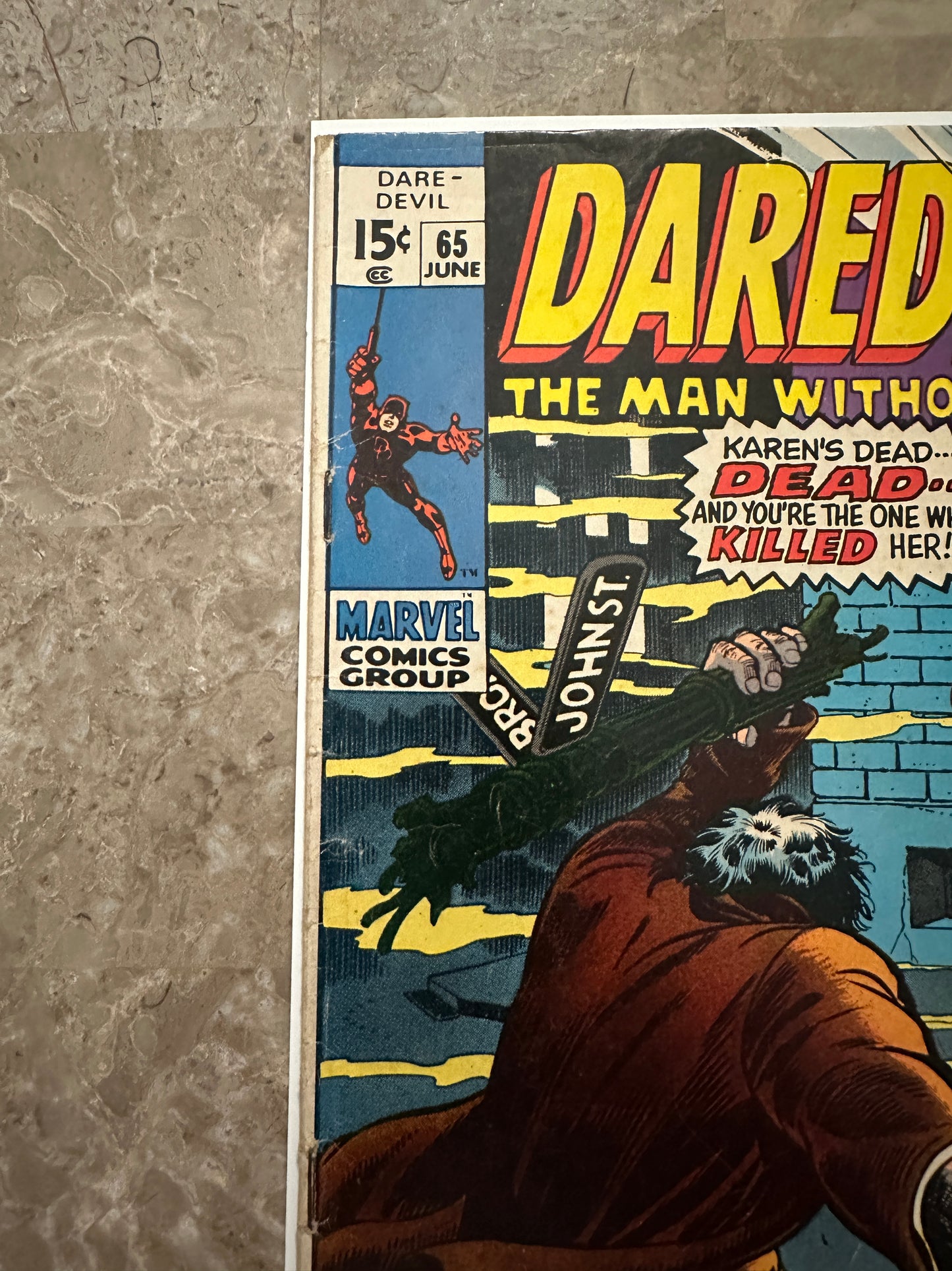 Daredevil #65 VG- 3.5 (1970 Marvel)