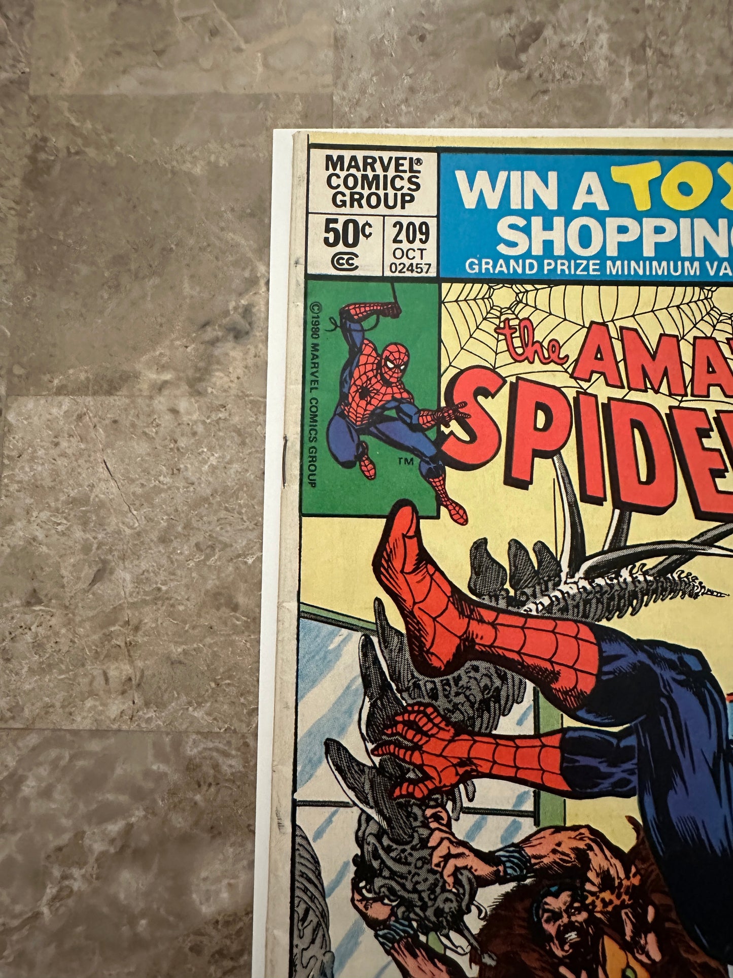 Amazing Spider-Man #209 Newsstand FN- 5.5 (1980 Marvel)