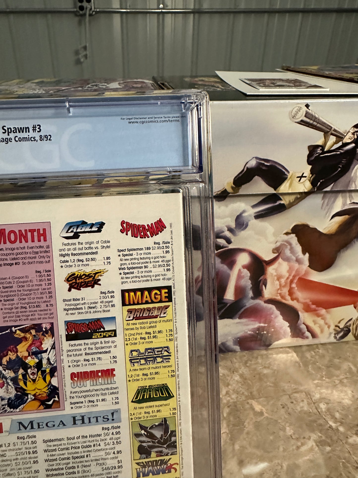 Spawn #3 CGC 9.8 (Marvel 1992) - Brand New Case