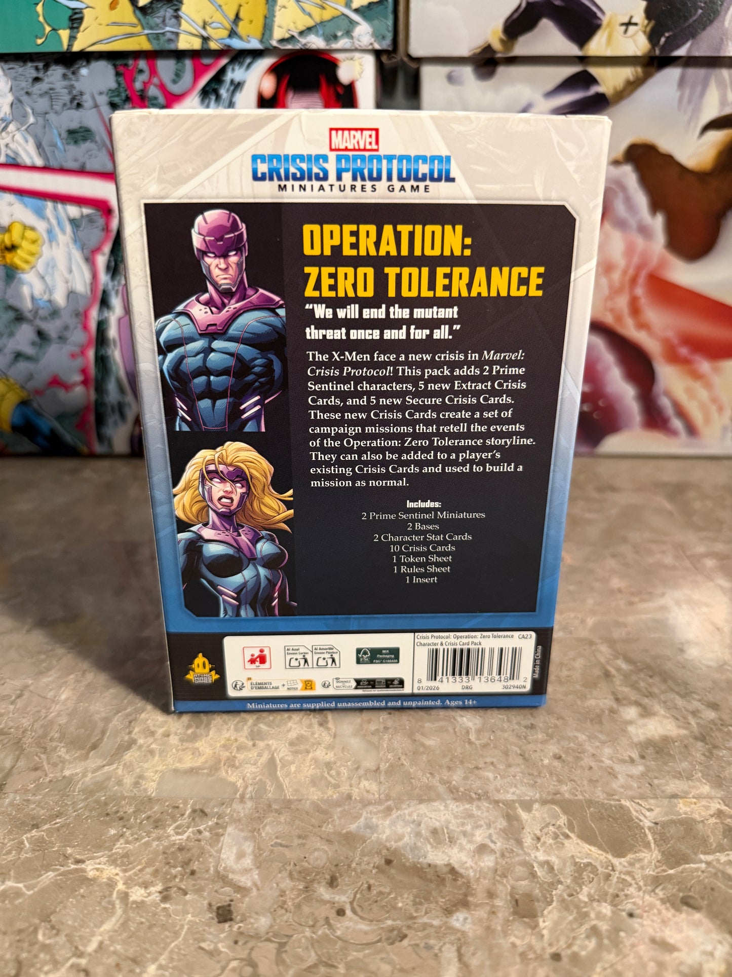 π€ Marvel: Crisis Protocol β Operation: Zero Tolerance Character & Crisis Card Pack