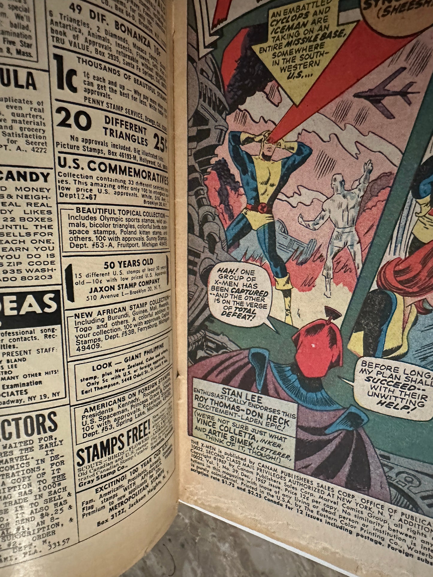 X-Men #39 VG- 3.5 Qualified (1967 Marvel)