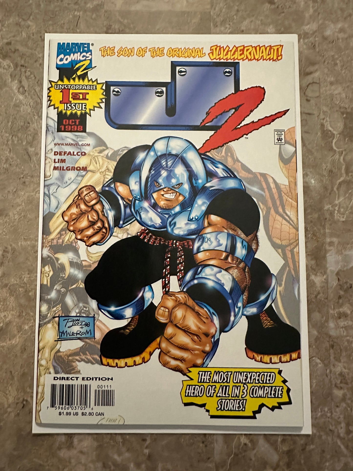 J2 #1-2 Full Set High Grade NM 9.4-9.8 (Marvel 1998)
