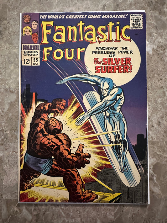 Fantastic Four #55 FN- 5.5 (1966 Marvel Comics) - Beautiful copy for grade