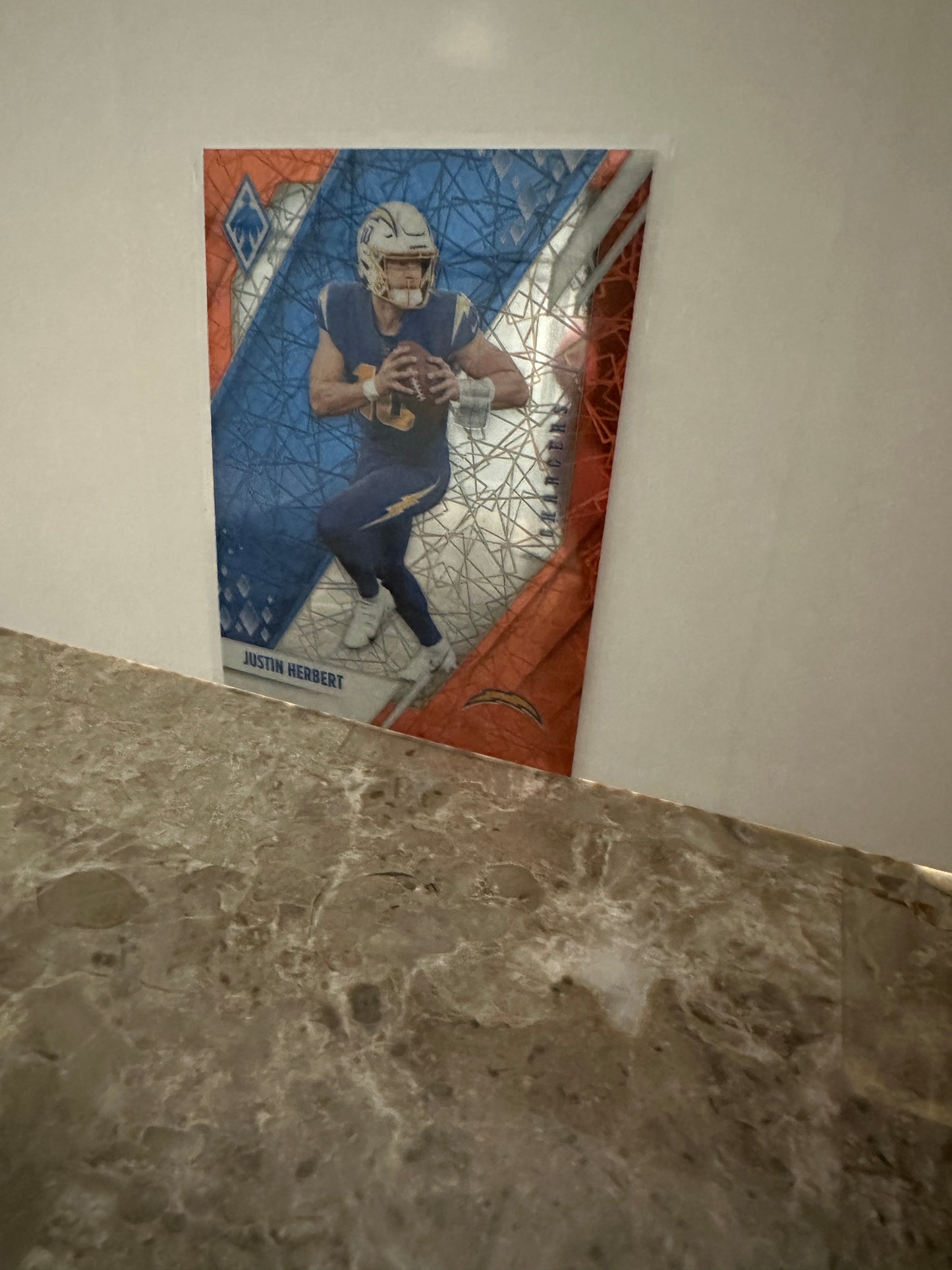 Justin Herbert #70 Orange Lazer 20/99 (2021 Panini Phoenix)