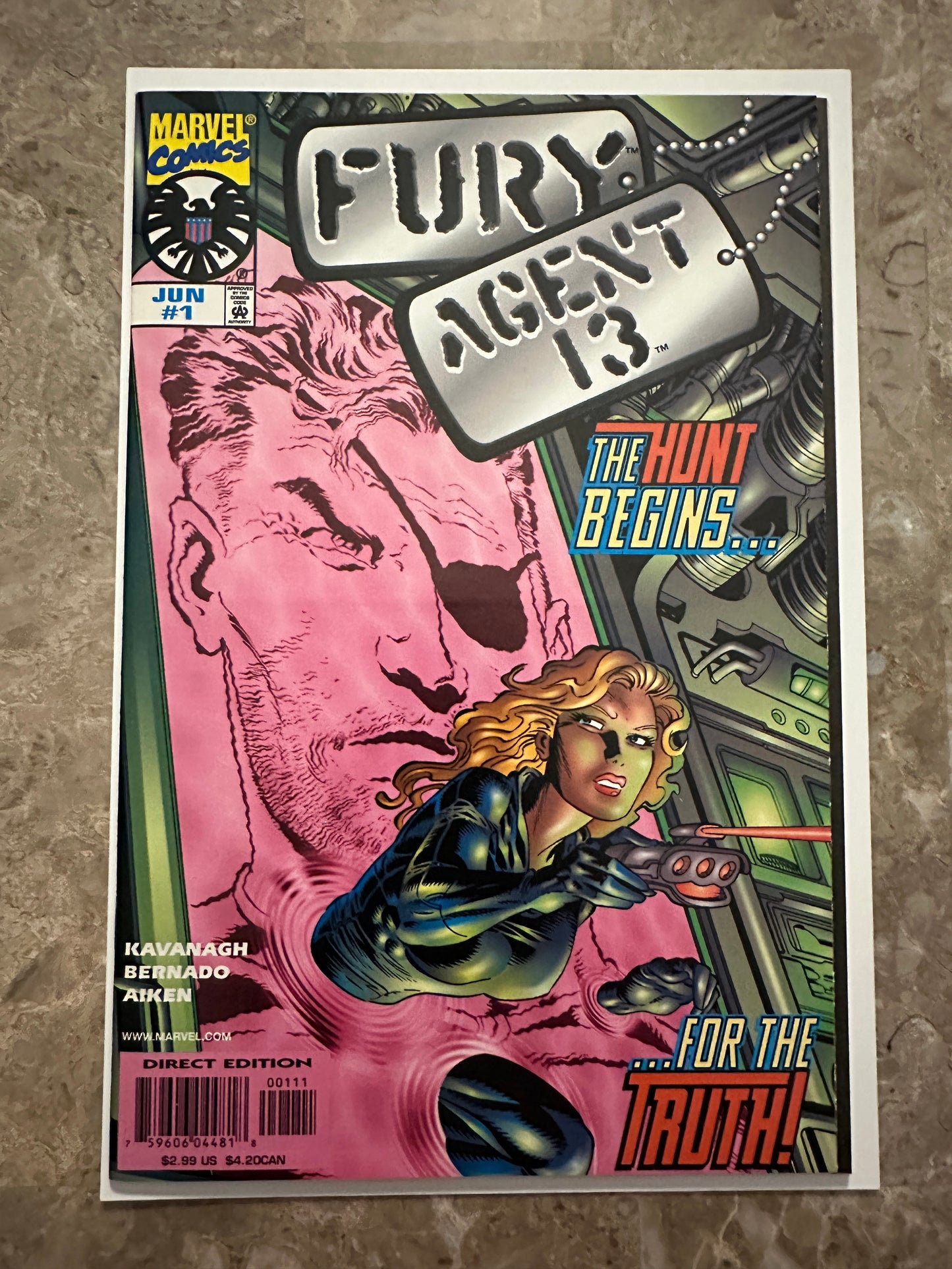 Fury Agent 13 NM- 9.2 (Marvel 1998)