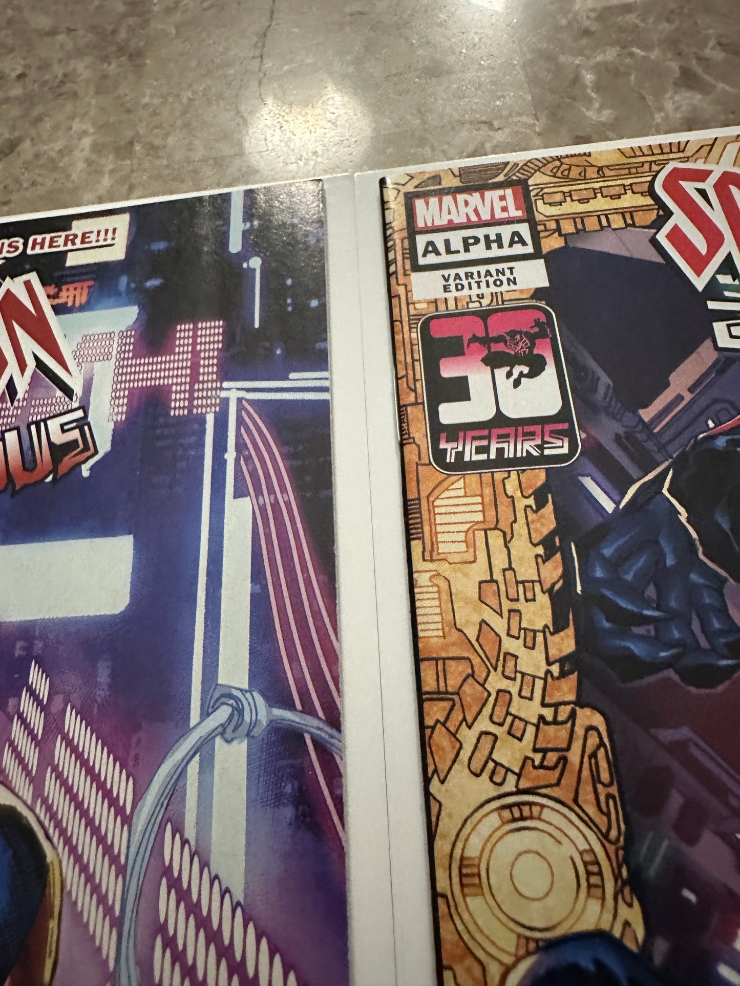 Spider-Man 2099 Exodus Alpha #1A & #1C NM 9.4 (Marvel 2022)