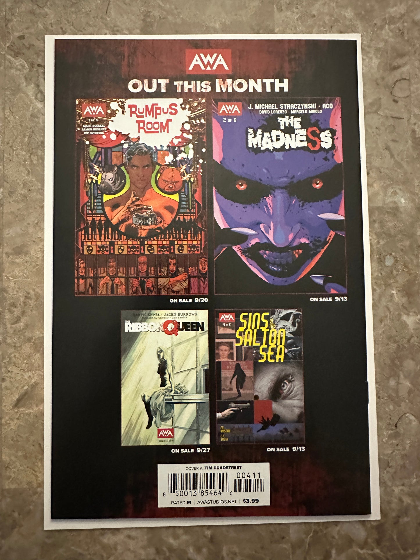 Sins of the Saltan of the Sea #1-5 Full Set (2023 AWA)