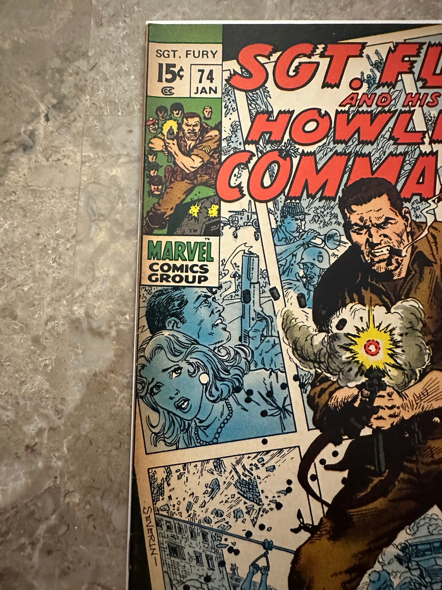Sgt Fury #74 FN- 5.5 (Marvel Comics 1970)
