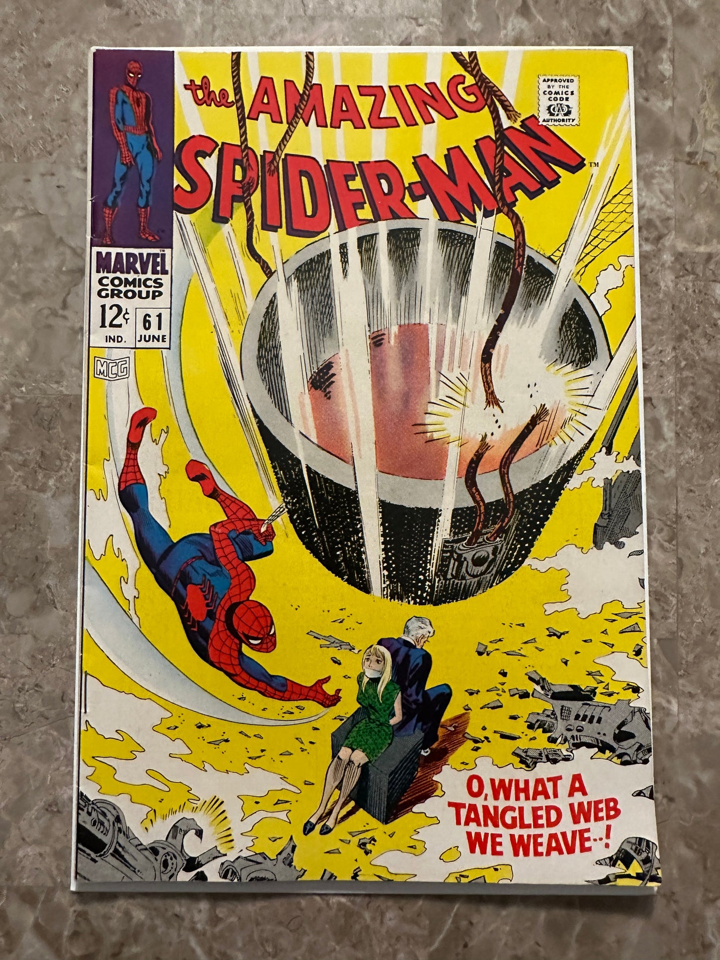 Amazing Spider-Man #61 FN+ 6.5 (1968 Marvel Comics) - High Gloss, Nice copy